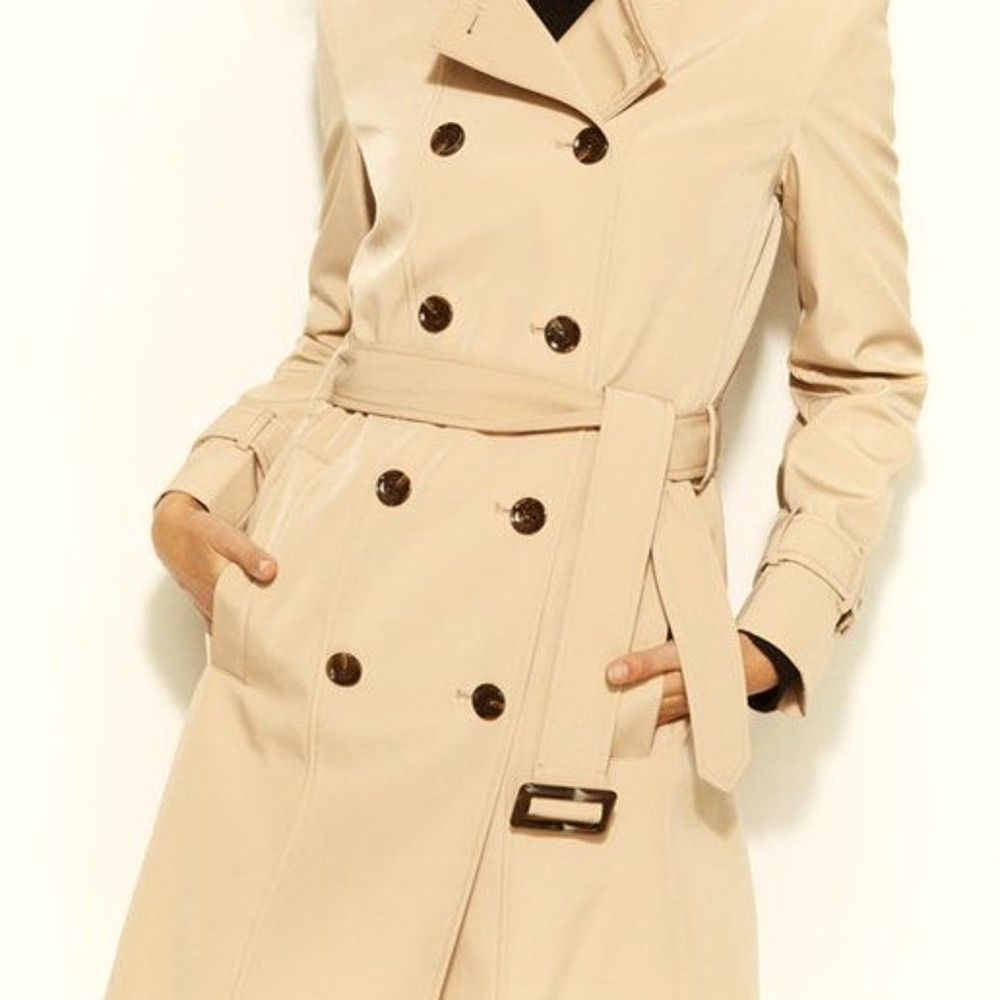 Calvin Klein Beige Trench Coat